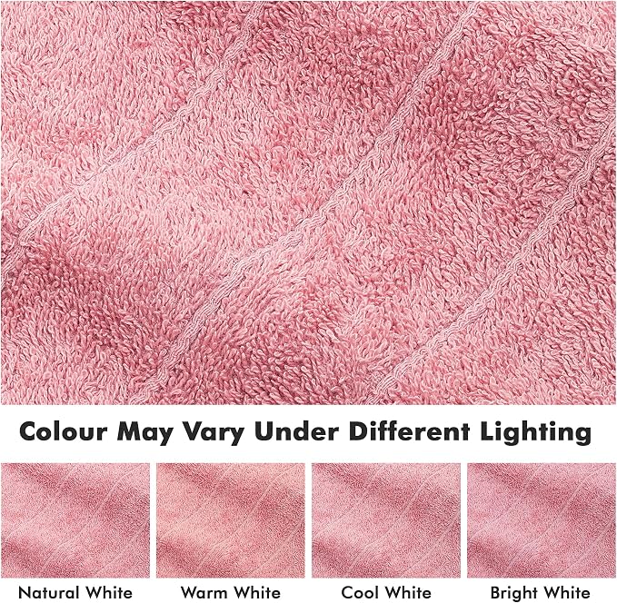 Bath Sheets – 550 GSM Extra Large Bathroom Sheet Set – Pack of 2 Jumbo Towels Baby Pink (71x35in) – 100% Ring Spun Cotton Soft Quick Dry Large Bath Towels for Adults Hotel Spa Bathroom Use