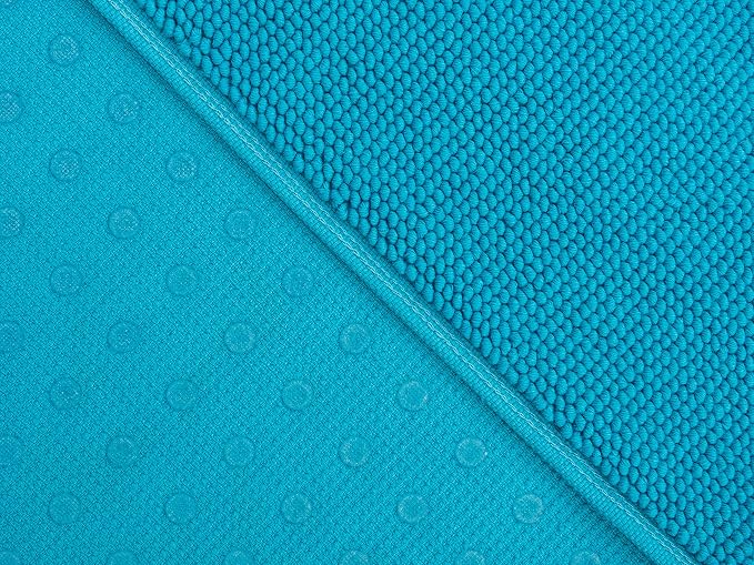 Cotton Paradise 100% Cotton Turkish Bathmat Rug, Soft Absorbent Quick Dry Non Slip, 17x24 Bathmat Rug, Ocean Aqua